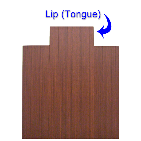 3/16" Thick Bamboo Chair Mats are Bamboo Desk Chair Mats by FloorMats