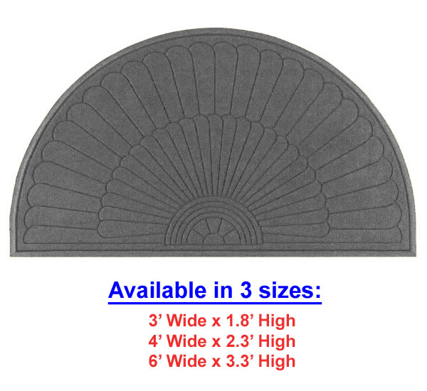 Waterhog HalfOval Grand Premier Door Mats are Waterhog Mats by